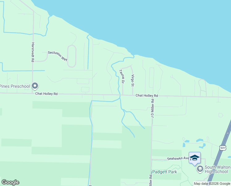 map of restaurants, bars, coffee shops, grocery stores, and more near 35 Taurus Drive in Santa Rosa Beach