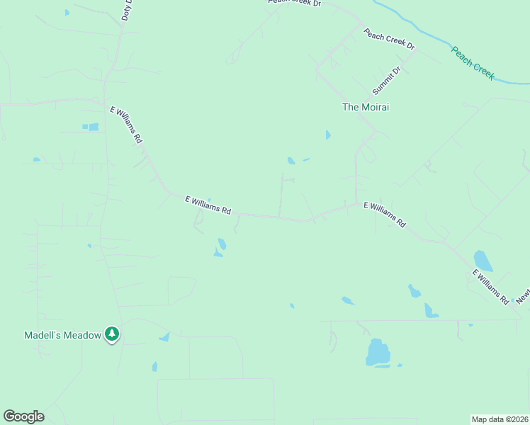 map of restaurants, bars, coffee shops, grocery stores, and more near 17049 East Williams Road in Conroe