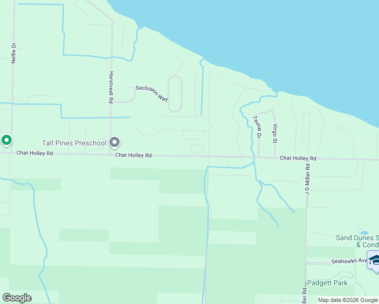 map of restaurants, bars, coffee shops, grocery stores, and more near 1395 Chat Holley Road in Santa Rosa Beach