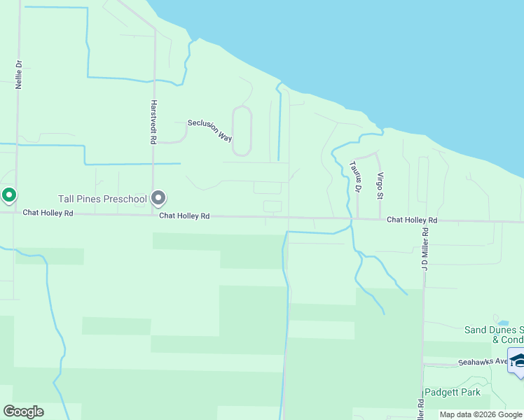 map of restaurants, bars, coffee shops, grocery stores, and more near 1395 Chat Holley Road in Santa Rosa Beach