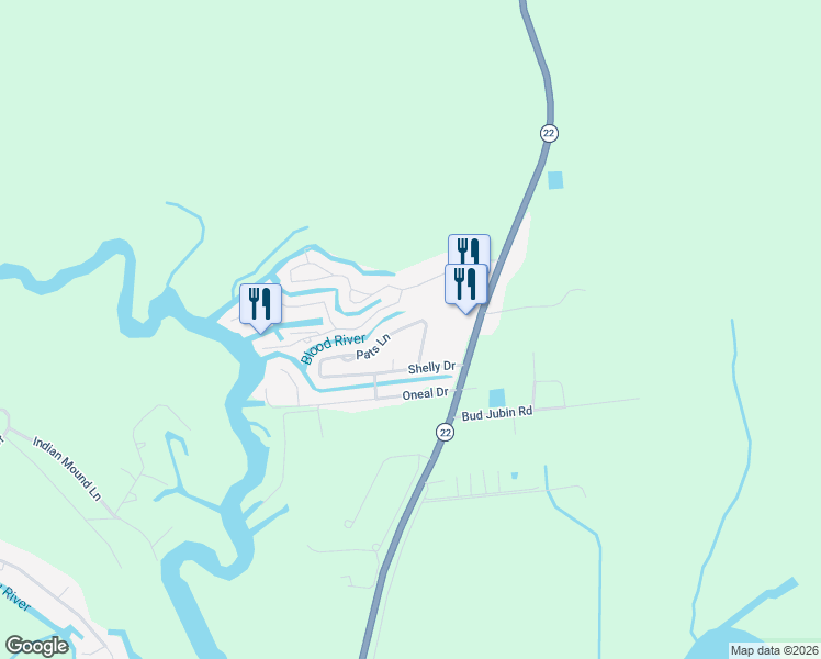 map of restaurants, bars, coffee shops, grocery stores, and more near 32035 Pats Lane in Springfield