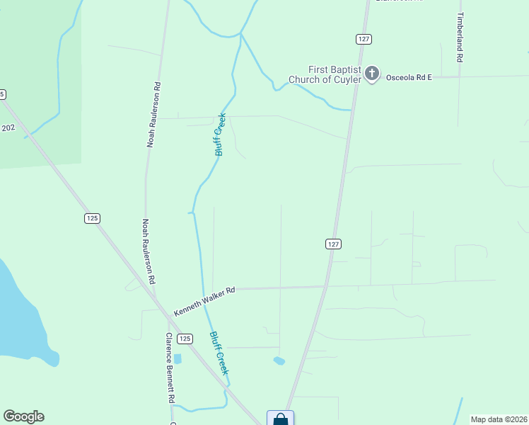 map of restaurants, bars, coffee shops, grocery stores, and more near 17862 Tommy Road in Glen Saint Mary