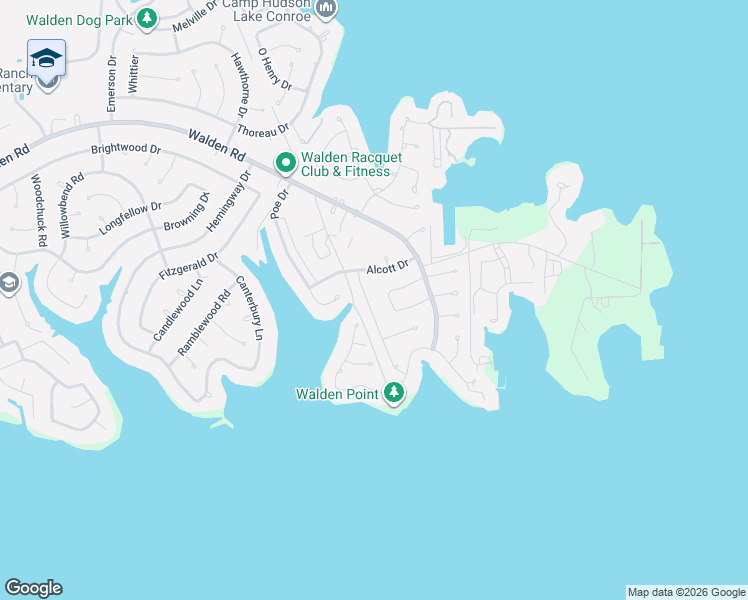 map of restaurants, bars, coffee shops, grocery stores, and more near 11359 Burning Tree Drive in Montgomery