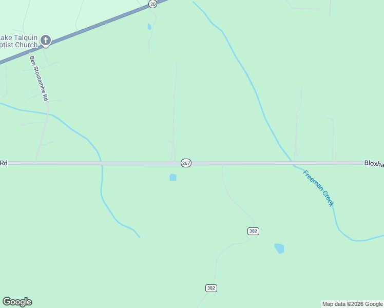 map of restaurants, bars, coffee shops, grocery stores, and more near 18750 Bloxham Cutoff in Tallahassee