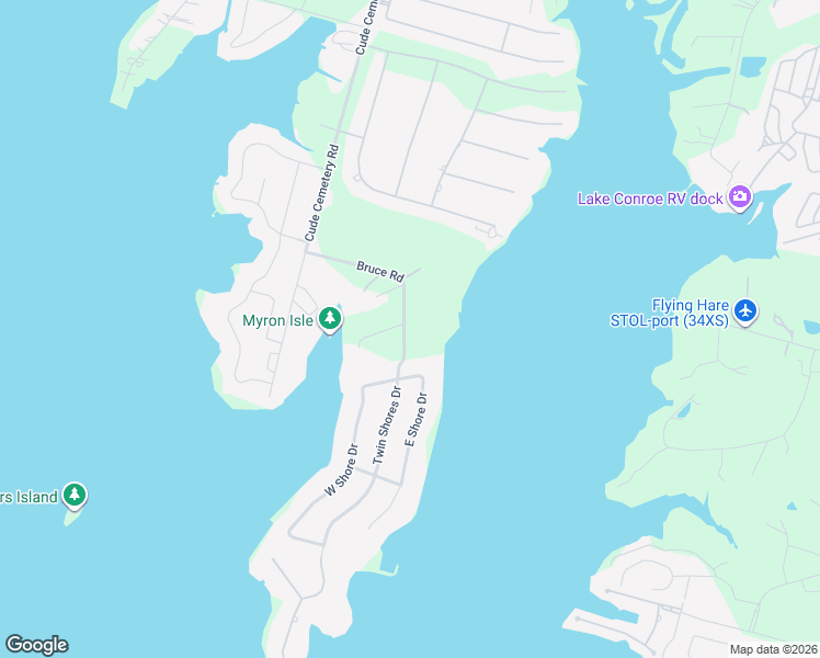 map of restaurants, bars, coffee shops, grocery stores, and more near 12948 Bruce Road in Willis