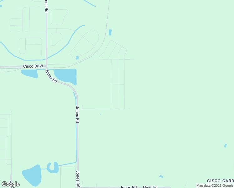 map of restaurants, bars, coffee shops, grocery stores, and more near 6101 Jones Road in Jacksonville