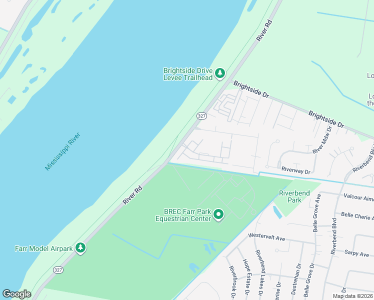 map of restaurants, bars, coffee shops, grocery stores, and more near 4000 Lake Beau Pre Boulevard in Baton Rouge