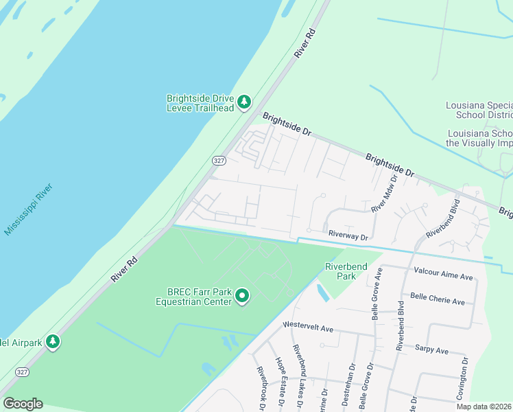 map of restaurants, bars, coffee shops, grocery stores, and more near 182 Bohemia Drive in Baton Rouge