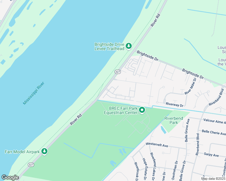 map of restaurants, bars, coffee shops, grocery stores, and more near 4000 Lake Beau Pre Boulevard in Baton Rouge