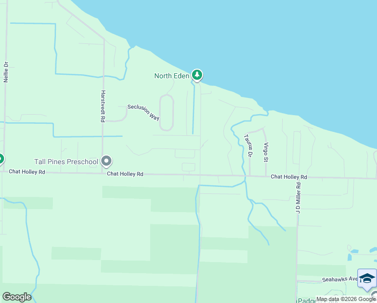 map of restaurants, bars, coffee shops, grocery stores, and more near 61 Cox Road in Santa Rosa Beach