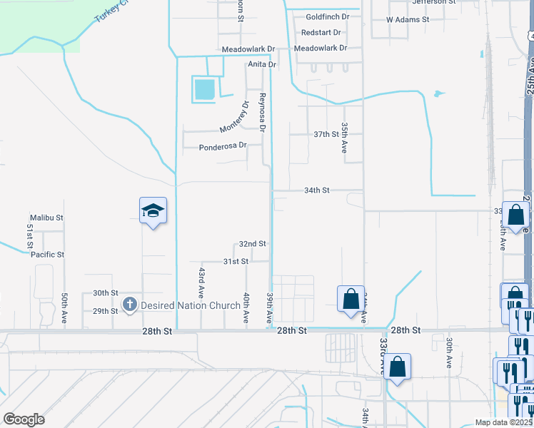 map of restaurants, bars, coffee shops, grocery stores, and more near 3323 39th Avenue in Gulfport