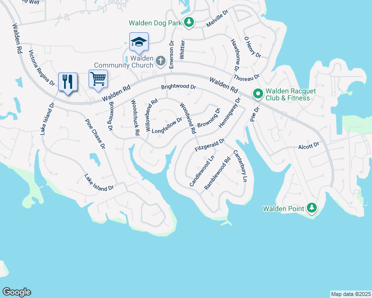 map of restaurants, bars, coffee shops, grocery stores, and more near 3122 Hemingway Drive in Montgomery