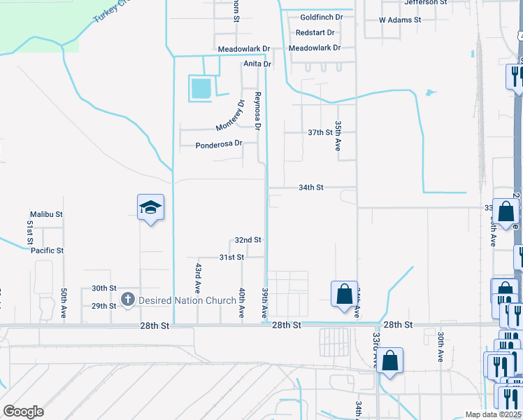map of restaurants, bars, coffee shops, grocery stores, and more near 3323 39th Avenue in Gulfport