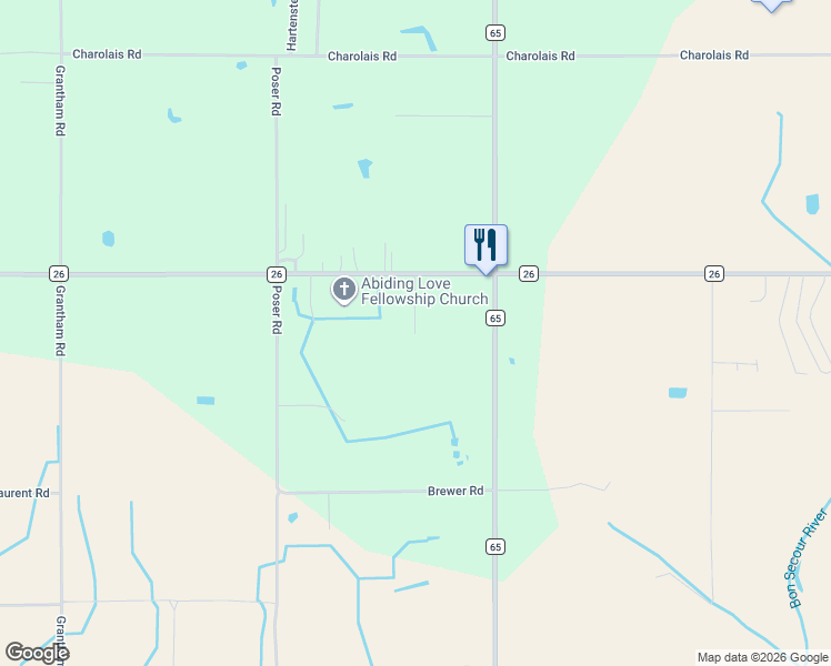 map of restaurants, bars, coffee shops, grocery stores, and more near 11301 Raintree Place in Foley