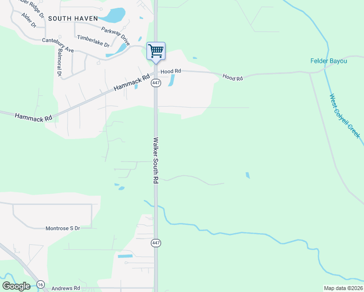 map of restaurants, bars, coffee shops, grocery stores, and more near 22202 Walker South Road in Denham Springs