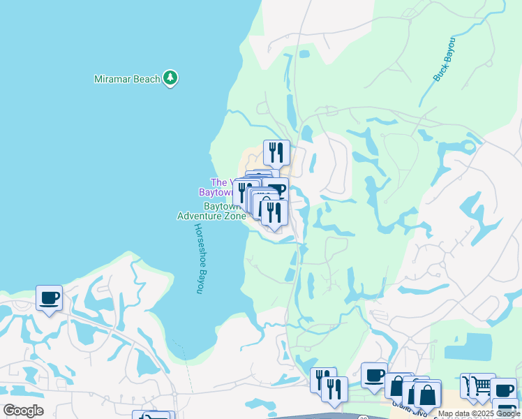 map of restaurants, bars, coffee shops, grocery stores, and more near 130 Fisherman's Cove in Walton County