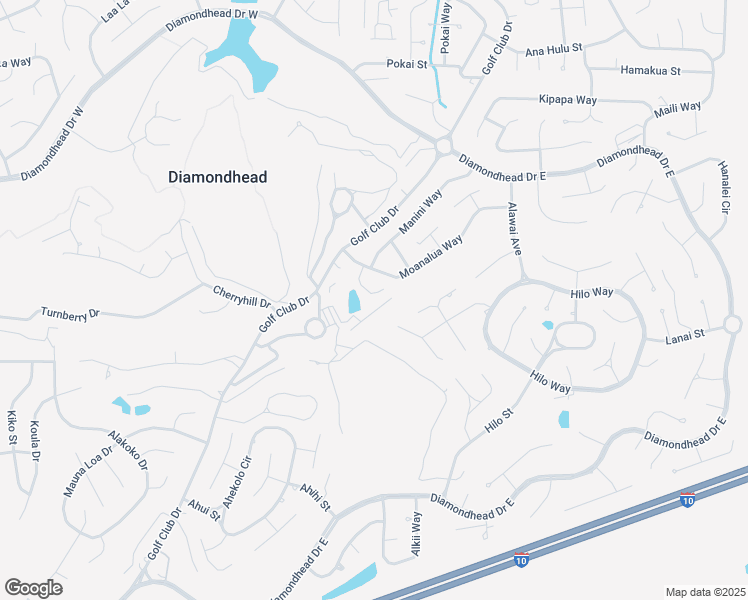 map of restaurants, bars, coffee shops, grocery stores, and more near 247 Lakeside Villla in Diamondhead
