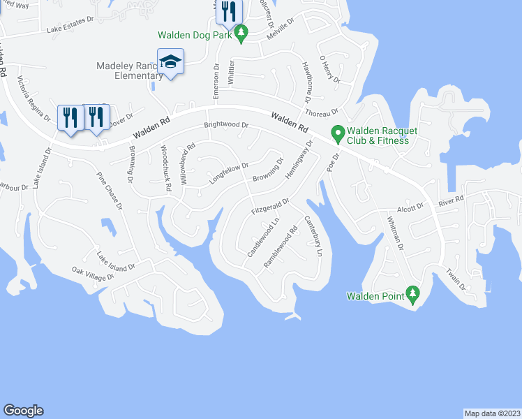 map of restaurants, bars, coffee shops, grocery stores, and more near 3210 Fitzgerald Dr in Montgomery