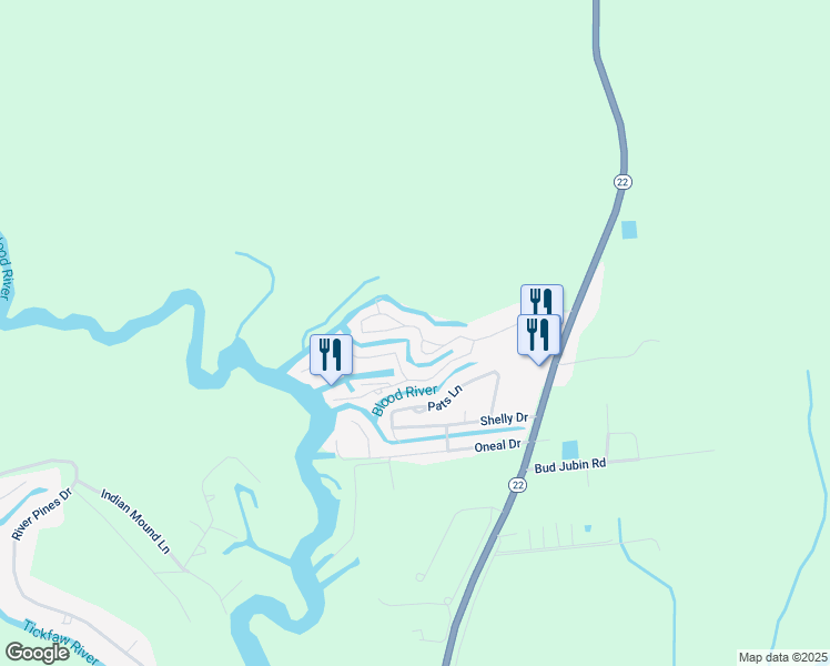 map of restaurants, bars, coffee shops, grocery stores, and more near 32041 Tiboe Plaza in Springfield