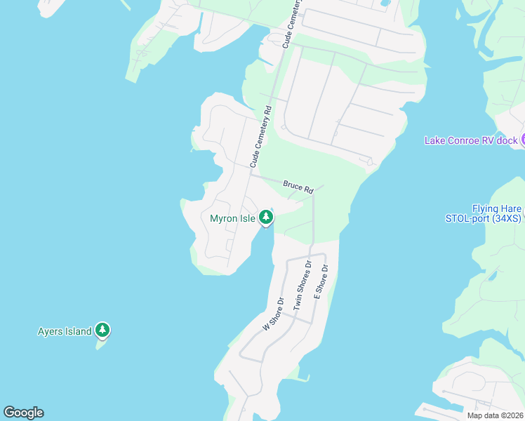 map of restaurants, bars, coffee shops, grocery stores, and more near 10252 Cude Cemetery Road in Willis