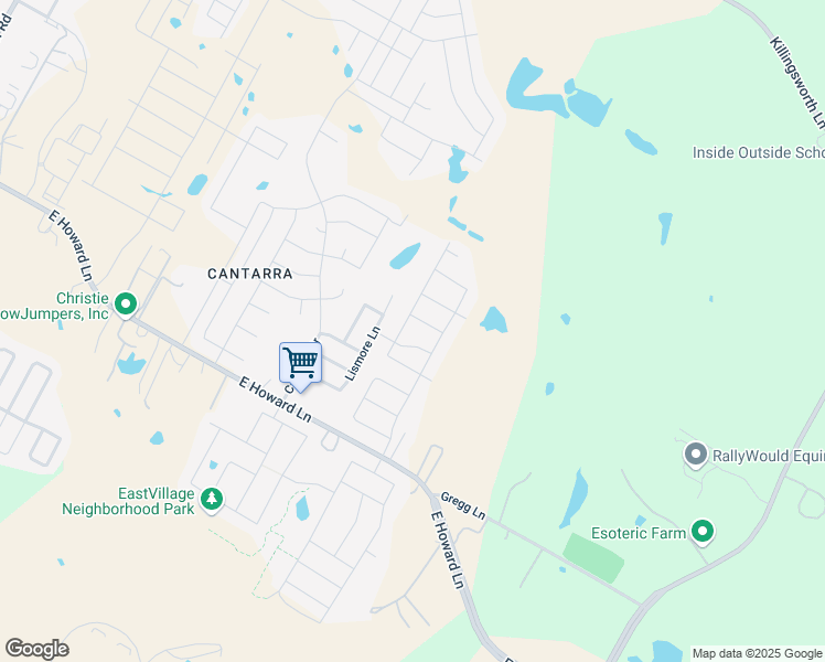 map of restaurants, bars, coffee shops, grocery stores, and more near 4700 Quarrybank Drive in Pflugerville