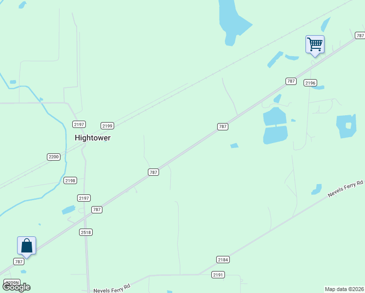 map of restaurants, bars, coffee shops, grocery stores, and more near 14310 Farm to Market 787 in Cleveland