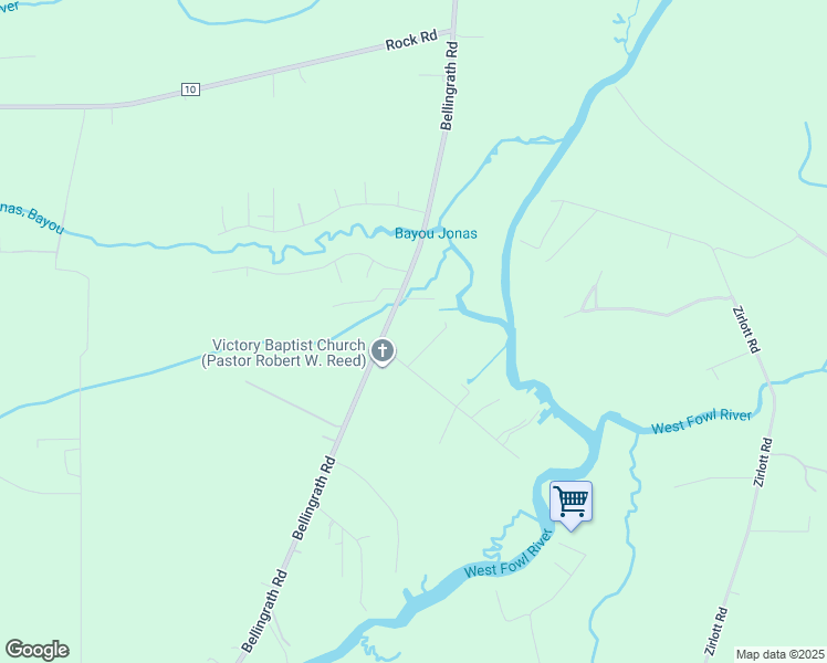map of restaurants, bars, coffee shops, grocery stores, and more near 14371 A Bellingrath Road in Coden