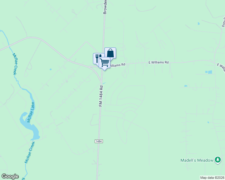 map of restaurants, bars, coffee shops, grocery stores, and more near 10932 Browder Traylor Road in Conroe