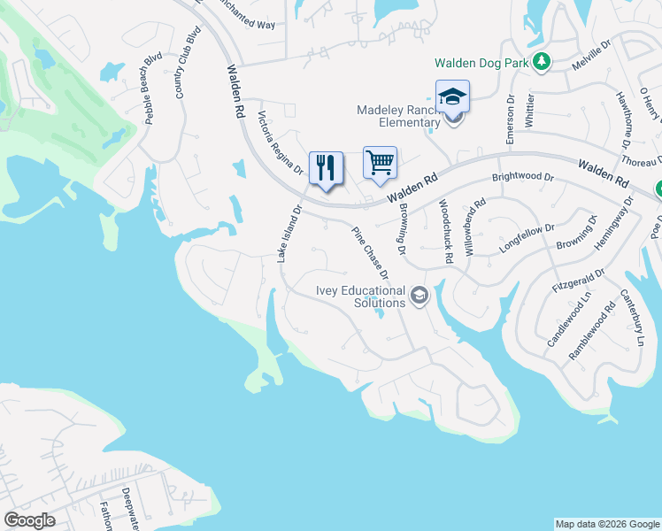 map of restaurants, bars, coffee shops, grocery stores, and more near 3219 Wedgewood Circle in Montgomery