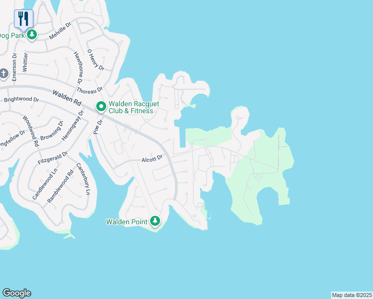 map of restaurants, bars, coffee shops, grocery stores, and more near 500 River Road in Montgomery