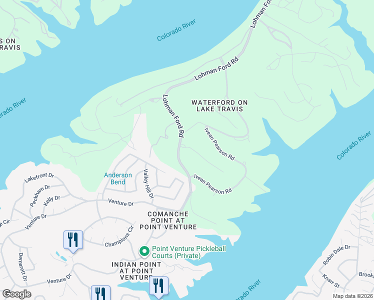map of restaurants, bars, coffee shops, grocery stores, and more near 18304 Cedar Sage Court in Leander