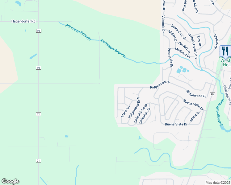 map of restaurants, bars, coffee shops, grocery stores, and more near 1953 Ridgewood Drive in Lillian