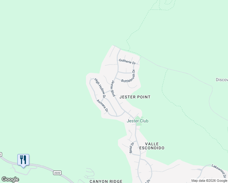 map of restaurants, bars, coffee shops, grocery stores, and more near 7925 Jester Boulevard in Austin