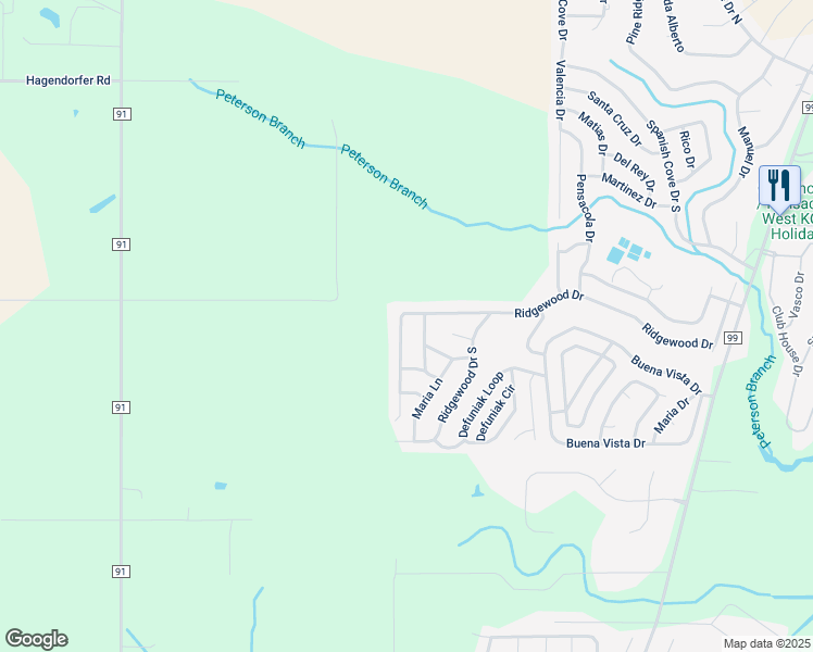 map of restaurants, bars, coffee shops, grocery stores, and more near 1953 Ridgewood Drive in Lillian