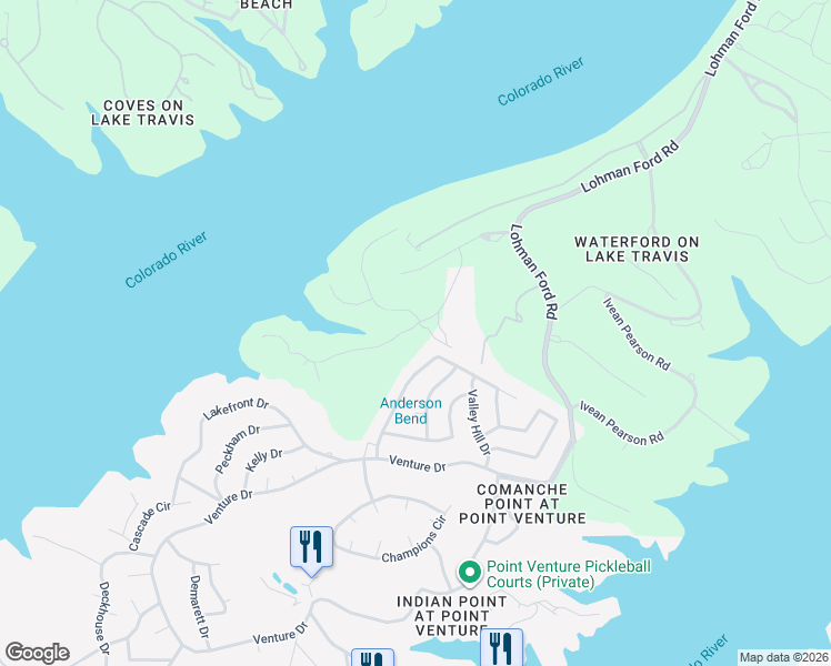 map of restaurants, bars, coffee shops, grocery stores, and more near 18409 Silver Maple Drive in Leander