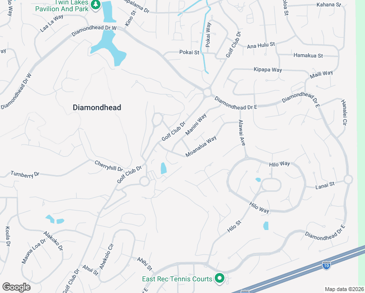 map of restaurants, bars, coffee shops, grocery stores, and more near 775 Malie Place in Diamondhead