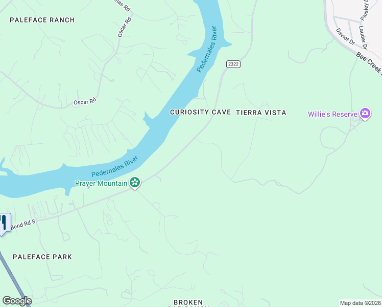 map of restaurants, bars, coffee shops, grocery stores, and more near 2311 Pace Bend Road South in Spicewood