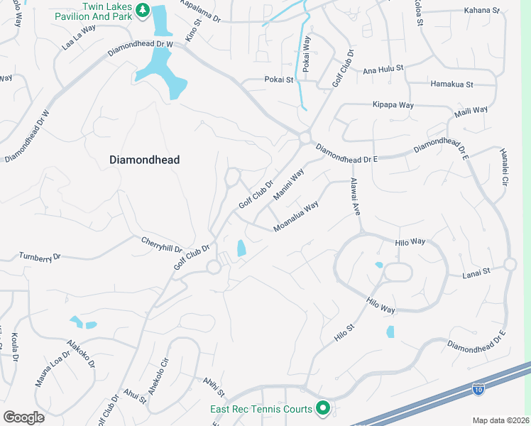 map of restaurants, bars, coffee shops, grocery stores, and more near 775 Malie Pl in Diamondhead