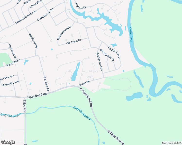 map of restaurants, bars, coffee shops, grocery stores, and more near 18934 Tresaunce Court in Baton Rouge