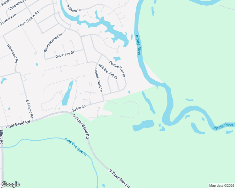 map of restaurants, bars, coffee shops, grocery stores, and more near 6637 Double Tree Drive in Baton Rouge