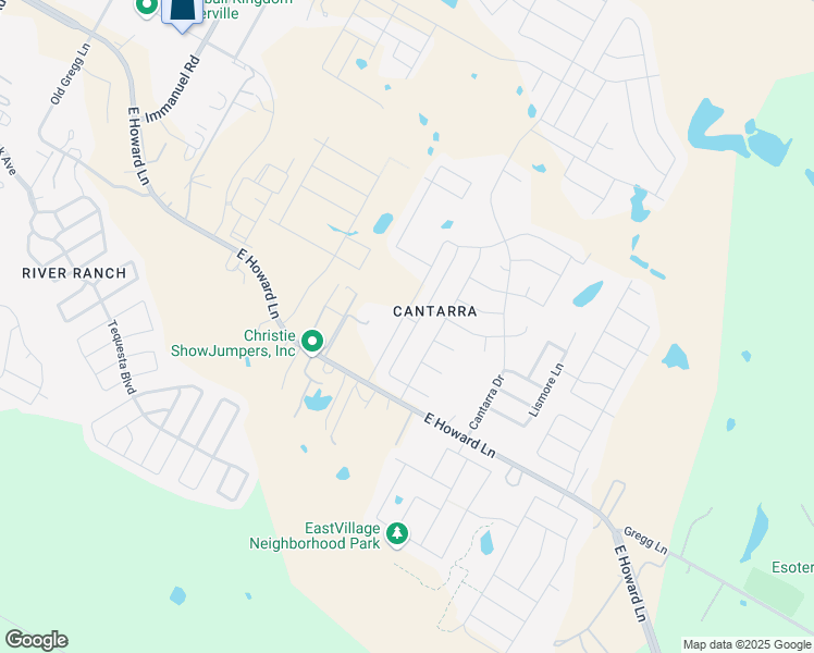 map of restaurants, bars, coffee shops, grocery stores, and more near 13212 Henneman Drive in Pflugerville