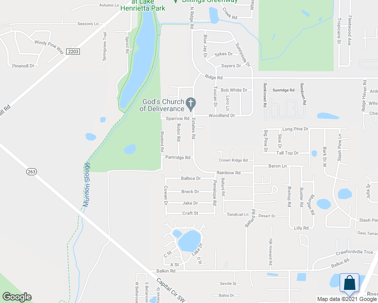 map of restaurants, bars, coffee shops, grocery stores, and more near 3652 Estates Road in Tallahassee