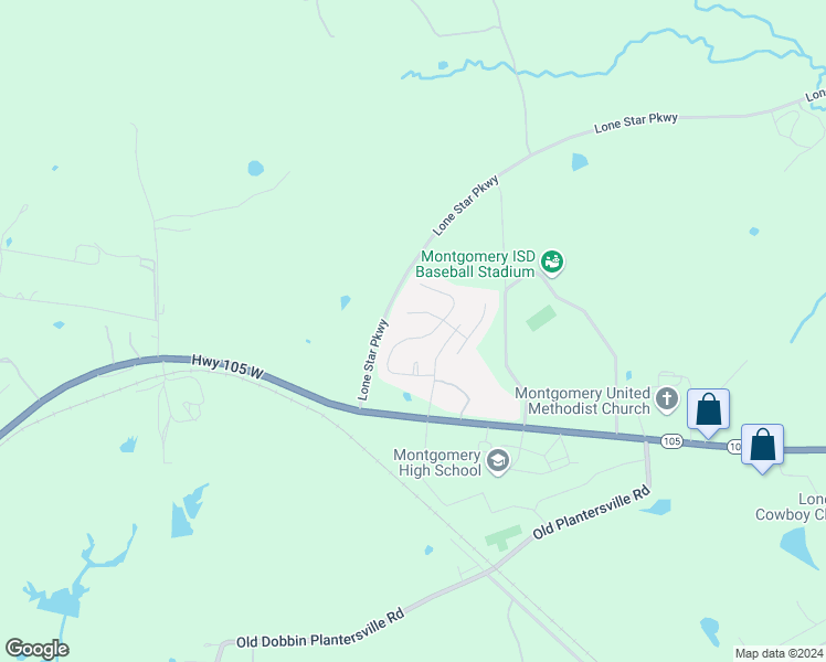 map of restaurants, bars, coffee shops, grocery stores, and more near 199 Brock's Lane in Montgomery