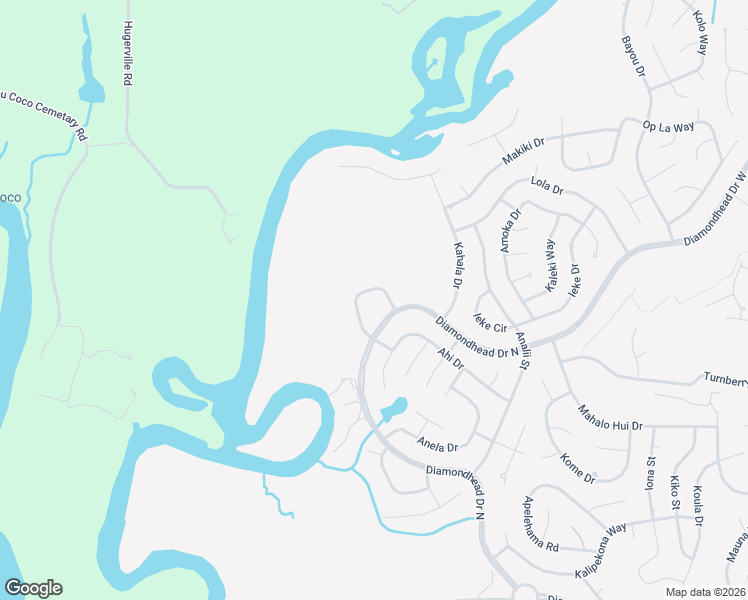 map of restaurants, bars, coffee shops, grocery stores, and more near 7214 Akikai Drive in Diamondhead