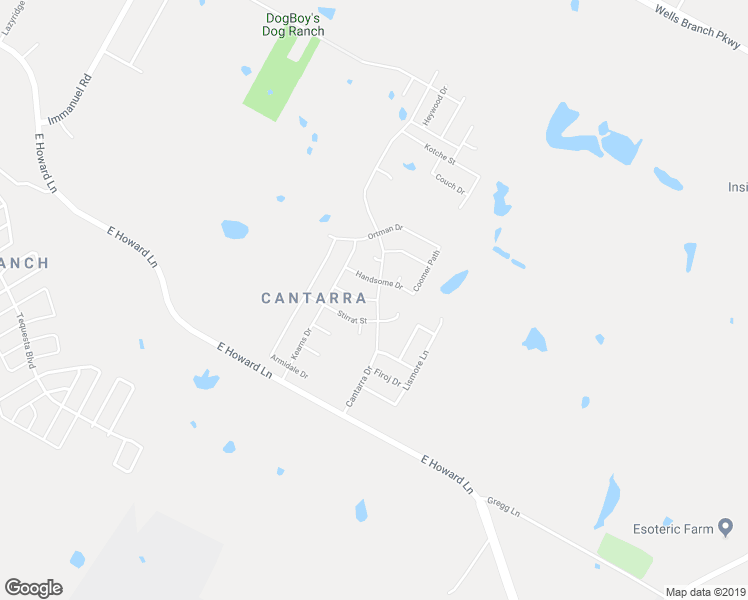map of restaurants, bars, coffee shops, grocery stores, and more near 3108 Pearlman Drive in Pflugerville
