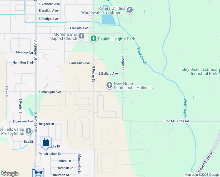 map of restaurants, bars, coffee shops, grocery stores, and more near 1013 East Michigan Avenue in Foley