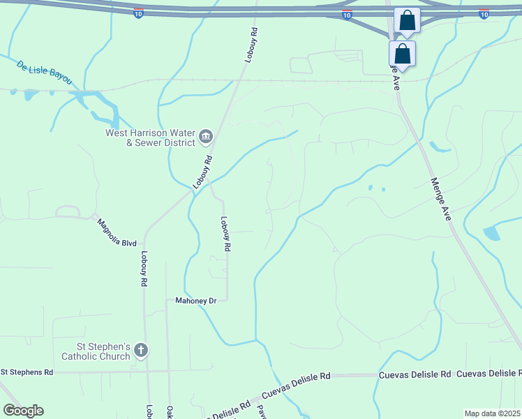 map of restaurants, bars, coffee shops, grocery stores, and more near 7360 Aberdeen Drive in Pass Christian