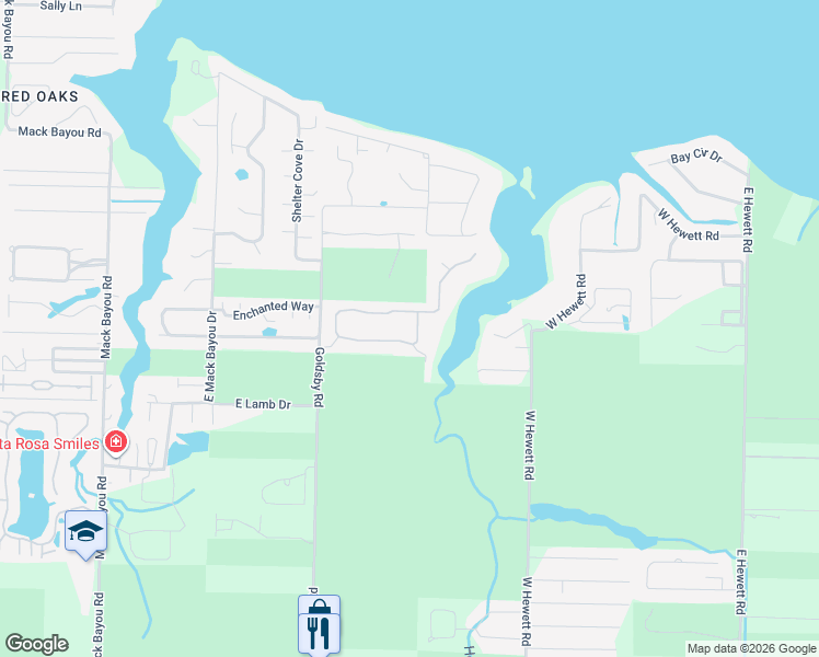 map of restaurants, bars, coffee shops, grocery stores, and more near 221 Grand Flora Way in Santa Rosa Beach
