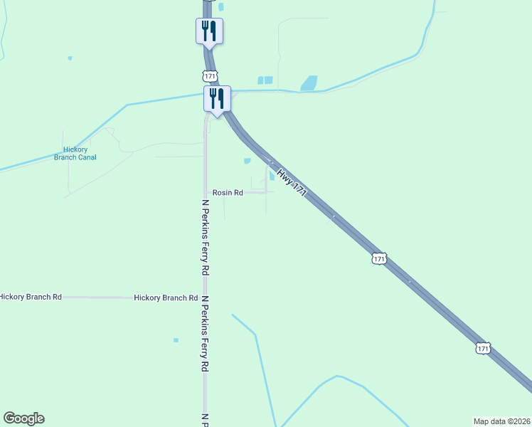 map of restaurants, bars, coffee shops, grocery stores, and more near 6185 Sapling Drive in Lake Charles