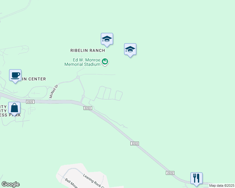 map of restaurants, bars, coffee shops, grocery stores, and more near 9524 Solana Vista Loop in Austin